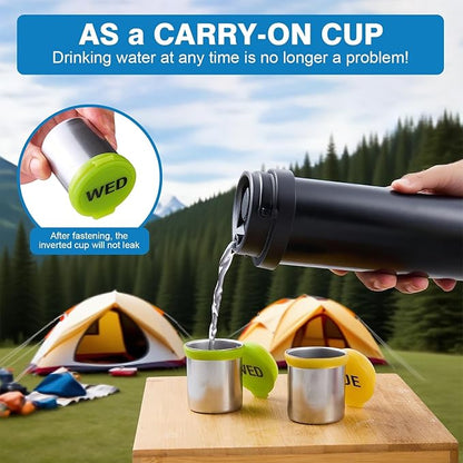 Weekly Stainless Steel Pill Organizer 7 Day, Magnetic Refrigerator Mountable Pill Box Case with Silicone-Sealed Lid for Travel, Waterproof Medicine Container, Portable Daliy Pill Holder