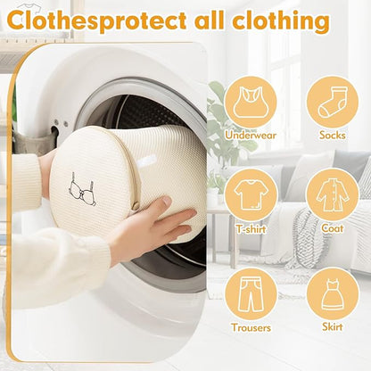 6-Piece Bag/Double-layer thickened mesh laundry bag/Essential items at home/Exquisite laundry bags suitable for clothes, trousers, socks and underwear