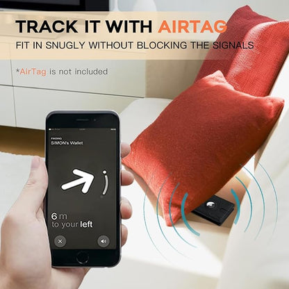 RUNBOX Wallet for Men Slim Rfid Leather 2 ID Window With Gift Box