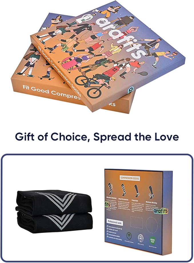 Compression Socks for Men & Women | Premium Lycra Spandex | 15-20mmHg Support for Circulation | Reflective Strips（Ⅳ）