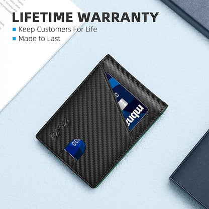 Zitahli Wallet for Men Slim 11 Credit Card Holder RFID Blocking Small Men's Wallet Bifold Minimalist Front Pocket With Mens Gifts Box