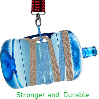 ZINZ 77 Inch Shoulder Strap Univesal Bag Strap with Fixed Pad Ultra Thick Plus Long & Breathable Cushion, Replacement Strap for Bags,Black Red Jacquard