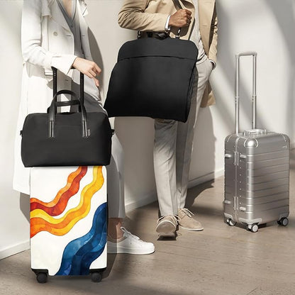 ANNA QUEEN Abstract pattern Travel Luggage Cover Suitcase Protector Suitcase Cover Anti-Scratch,Stretchable Fit for 18-32Inch Luggage,Travel Bag Cover Washable XL(fits 29-32Inch suitcase)