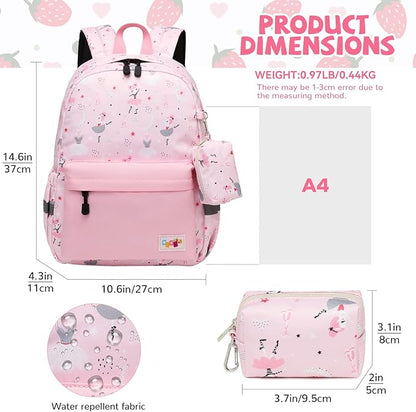 mygreen Toddler Backpack, Kids Backpack for Boys and Girls with Chest Strap