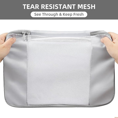 BAGAIL 6 Set/8 Set/10 Set Packing Cubes Various Sizes Packing Organizer for Travel Accessories Luggage Carry On Suitcase