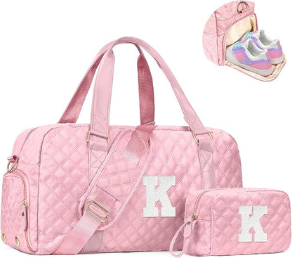 Christmas Gifts for Grandkids Teens Women, Stocking Stuffers Duffle Bag Women Girls Gift: Overnight bags, Dance Cheer bag Sports for Girl, Gymnastics Bags, Birthday gift for women Kids Teens