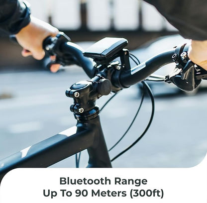 Roam Smart Tracker | Smart Bluetooth Item Finder Compatible with iOS & Android | Built-in Elastic Strap | Replaceable Battery | No Extra App or Subscription | 4-Pack, Blue, Black, Pink & Green