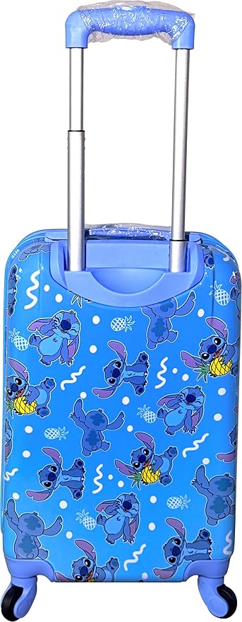 Fast Forward Kids Licensed Hard-Side 21” Spinner Luggage Lightweight Carry-On Suitcase (Stitch I)