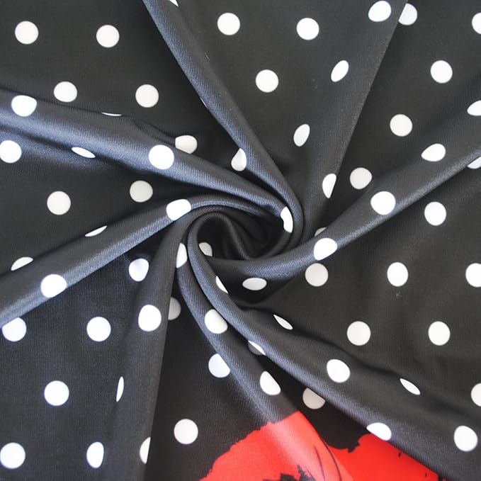 Explore Land Travel Luggage Cover Suitcase Protector Fits 31-32 Inch Case (Polkadot, XL)