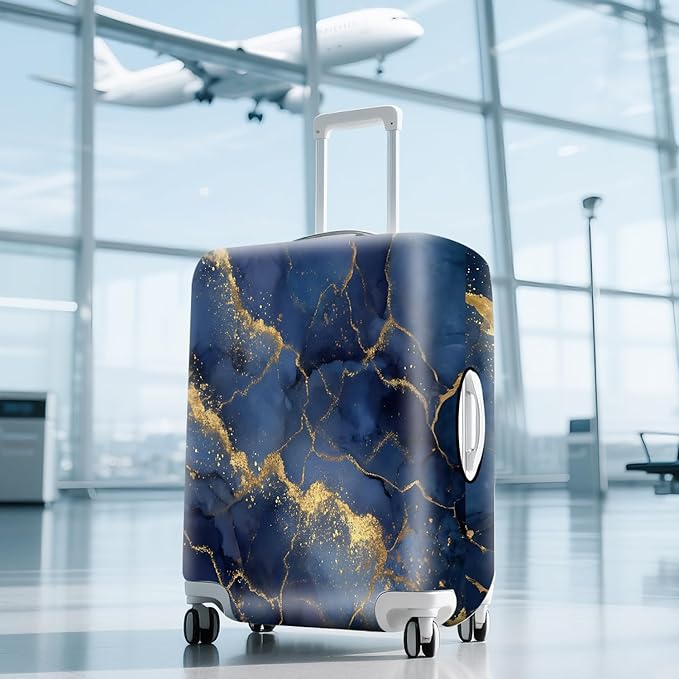 ANNA QUEEN Travel Luggage Cover Suitcase Protector Suitcase Cover Anti-Scratch,Stretchable Bag Cover Washable Durable Polyester