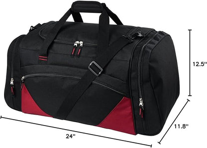 Mens Gym Bag, 55L Large Sports Duffle Bags, Workout Bags Lightweight