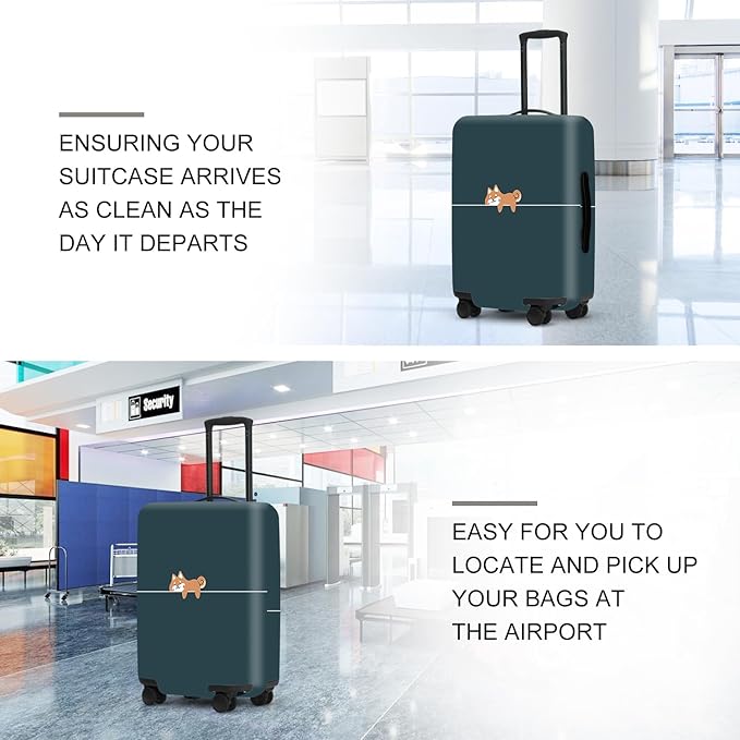 Luggage Cover, Washable Suitcase Cover, Suitcase Protector Anti-scratch Bag cover