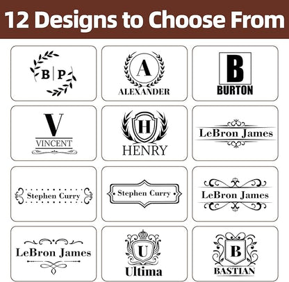 Personalized Toiletry Bag for Men, Custom Leather Shaving Dopp Kit for Him, Engraved Name Initials Travel Bag for Husband, Personalized Christmas Birthday Gifts for Men Dad Groomsmen-Black