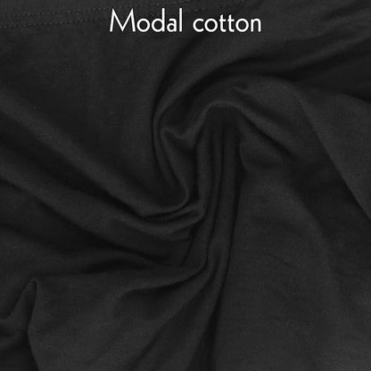 LUEXBOX Pocket Underwear for Men with Secret Hidden Pocket, Travel Boxer Briefs, 2 Packs (Black)