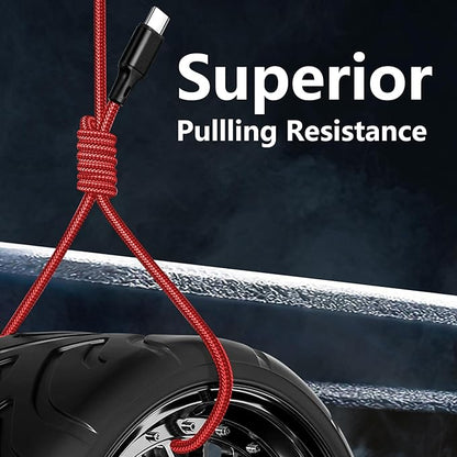 cugunu USB C to USB C Charger Cable, 5 Pack [3/3/6/6/10ft] Type C Fast Charging Cord High Data & Transfer Wire Compatible for iPhone 17/16/15 Plus/Pro Max iPad Pro Ps5 Controller Samsung (Red)