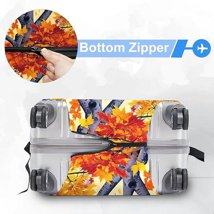 ANNA QUEEN Travel Luggage Cover Suitcase Protector Suitcase Cover Anti-Scratch,Stretchable Bag Cover Washable Durable Polyester
