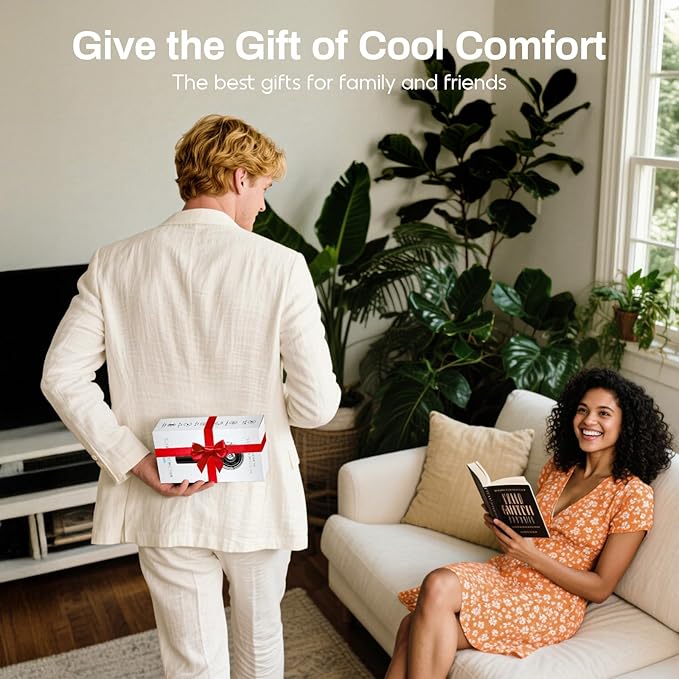 Misting Portable Handheld Fan, Powerful Turbo Motor, 6000mAh Rechargeable Battery, Personal Mini Fans with 4 Strong Wind, Cooling Gadgets for Travel, Camping, Beach, Outdoor, Gifts for Women Men-Ivory