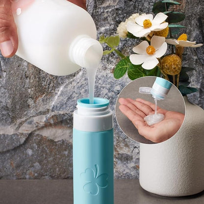 INSFIT 23 Pack Travel Bottles for Toiletries, TSA Approved Silicone Travel Size Toiletries with Toiletry Bag, BPA Free Leak Proof Refillable Travel Essentials for Liquids Shampoo Conditioner Lotion