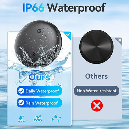 Air Tracker Tags for Android or iOS, Dual System Air Smart Tags-4 Pack, Compatible with iOS Find My or Google'S Find Hub App, Bluetooth Tracker Tag Item Finder for Keys,Luggages,Backpack,Wallet