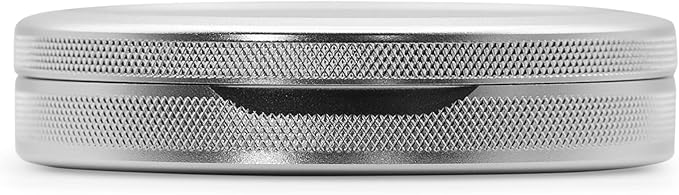 Metal Pouch Can | Metal Container | Slim EDC Pocket Tin | Airtight & Moisture-Resistant | Compact Daily Organizer | Pill Case & Travel Tin | Father’s Day Gift for Dad | (American Flag, Silver, Tall)