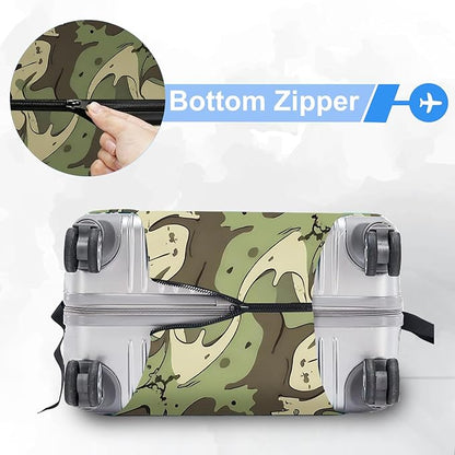 ANNA QUEEN Travel Luggage Cover Suitcase Protector Suitcase Cover Anti-Scratch,Stretchable Bag Cover Washable Durable Polyester