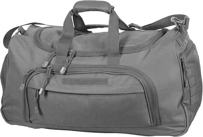 Gym Bag Duffle Bags for Men Women with Shoes Compartment Sport Weekend Travel Overnight Carry On Bag for Tactical Military Travel Work Out Bags (2.0 Grey)