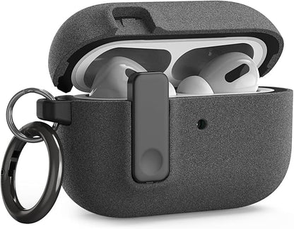 VRS Design Modern Lock Airpods Pro Case for Apple Airpods Pro 2nd Generation & 1st Generation (2023/2022/2019) (Sand Stone) [US Patent Registered]