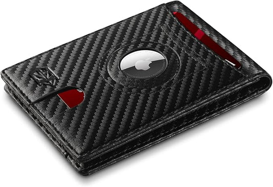 Zitahli Men's Wallets Airtag Holder Slim Rfid Leather with Gift Box