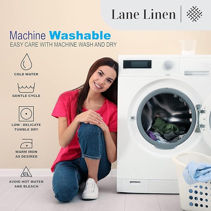 LANE LINEN 4 Pack Beach Towels – Oversized, Pre-Washed, Quick Dry, Sandproof, Lightweight & Absorbent Travel Towels – Extra Large Pool/Bath Towel – Multi