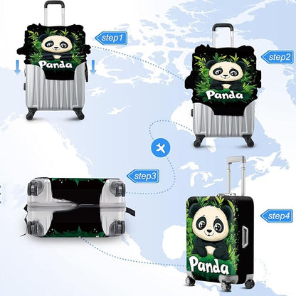 ANNA QUEEN Travel Luggage Cover Suitcase Protector Suitcase Cover Anti-Scratch,Stretchable Bag Cover Washable Durable Polyester