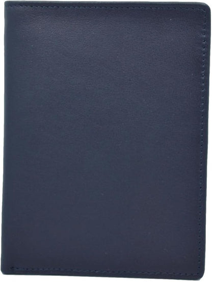 Royce Leather Rfid Blocking Bifold Passport Currency Travel Wallet Bi-Fold Wallet