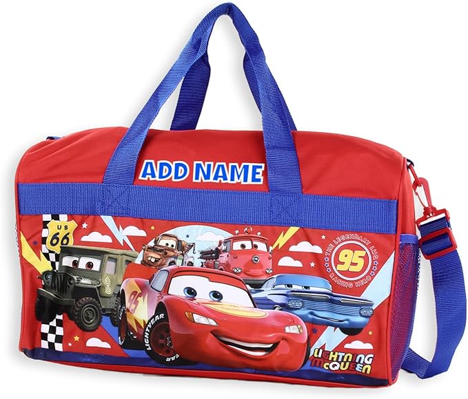 Personalized Licensed Kids Duffel Bag - Disney Cars