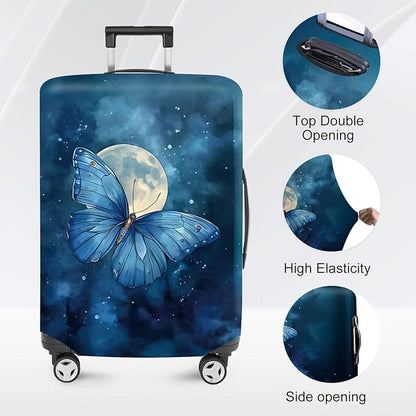 ANNA QUEEN Travel Luggage Cover Suitcase Protector Suitcase Cover Anti-Scratch,Stretchable Luggage Travel Bag Cover Washable
