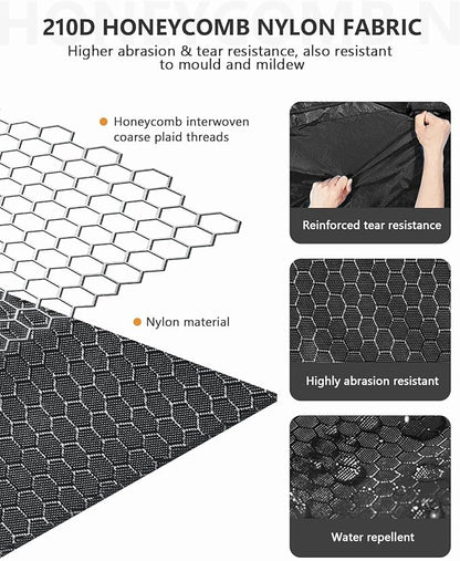 Gonex 40L 60L 80L 100L 150L Large Foldable Travel Duffle Bag with Shoes Compartment, Packable Lightweight Water Repellent Duffel Bag for Camping Gym Weekender Bag