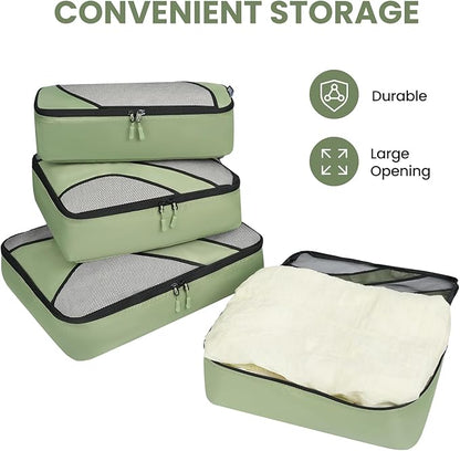 BAGAIL 6 Set Packing Cubes,Travel Luggage Packing Organizers