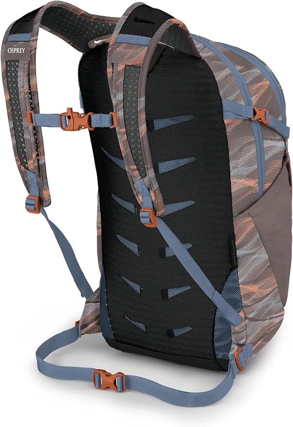 Osprey Daylite Plus Commuter Backpack - Lightweight, Everyday Pack with Laptop Sleeve and Water Bottle Pockets - Ideal for Work, School, and Travel with Storage, Smoky Desert Print/Magma Brown