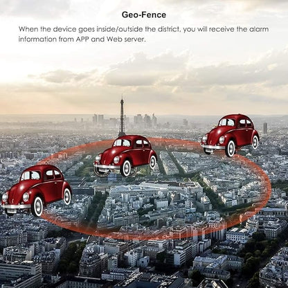 TKSTAR GPS Tracker for Vehicles Hidden Magnetic Real Time Car GPS Tracker Waterproof Tracking Device for Motorcycle Trucks with Anti Theft Alarm TK905