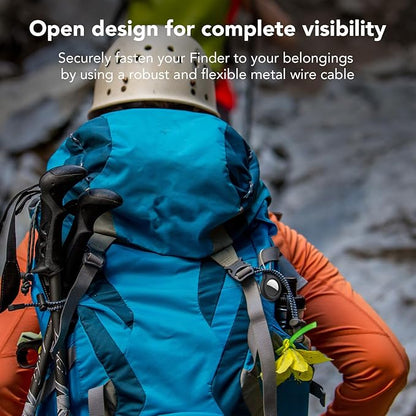 for AirTag Holder Case with Keychain, Air Tags-4 Pack for Apple Air Tag Holder with Wire Cable Lock Key Ring Chain Air Tagholder Accessories for GPS Item Tracker Kids,Keys,Luggage