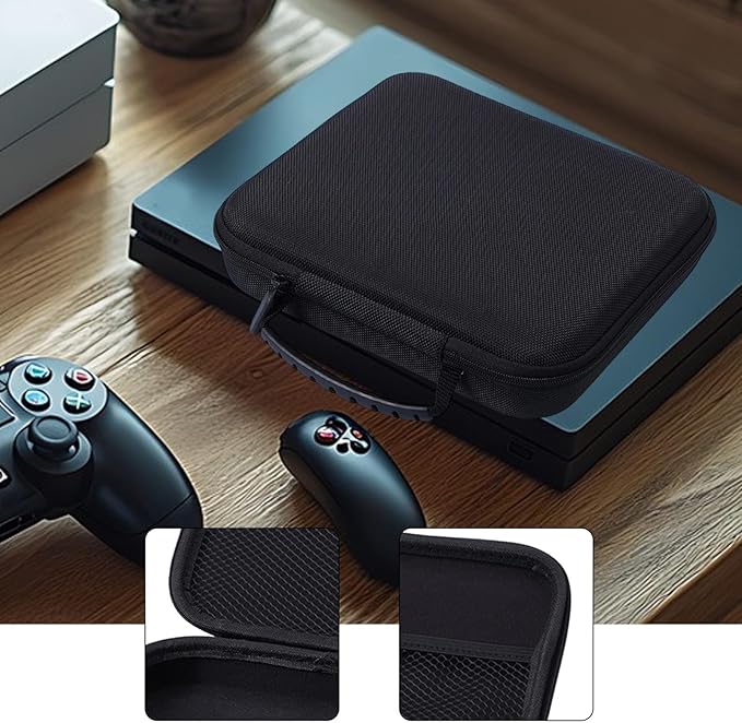 EVA Carrying Case Protection Case Impact Resistant Portable Electronic Accessories Organizer for Game Electronics