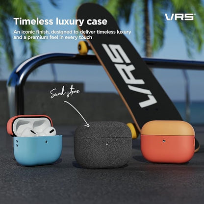 VRS Design Modern for Apple AirPods Pro 3rd Generation Case (2025) – Modern Minimal Style with Slim Profile and Precise Fit Compatible with AirPods Pro 3 (Ice Blue)