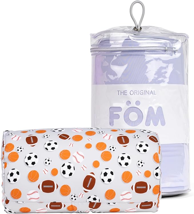 Brookstone Squishy FOM Cushion Pillow - The Original Stretchy, Comfy, Colorful Pillow for Neck, Lumbar Support, and Bed - for Sleeping, Car, Travel - Small Pillow, Sports, 12 x 7 Inches