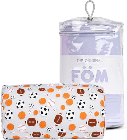 Brookstone Squishy FOM Cushion Pillow - The Original Stretchy, Comfy, Colorful Pillow for Neck, Lumbar Support, and Bed - for Sleeping, Car, Travel - Small Pillow, Sports, 12 x 7 Inches