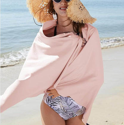 Rainleaf Microfiber Towel Perfect Travel & Gym & Camping Towel. Quick Dry - Super Absorbent - Ultra Compact - Lightweight. Suitable for Trip, Beach, Shower, Backpacking, Pool