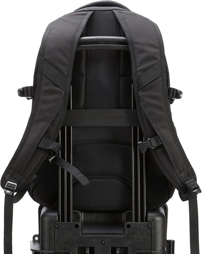 Amazon Basics Travel Laptop Backpack for 15.6 inch Laptop, Black