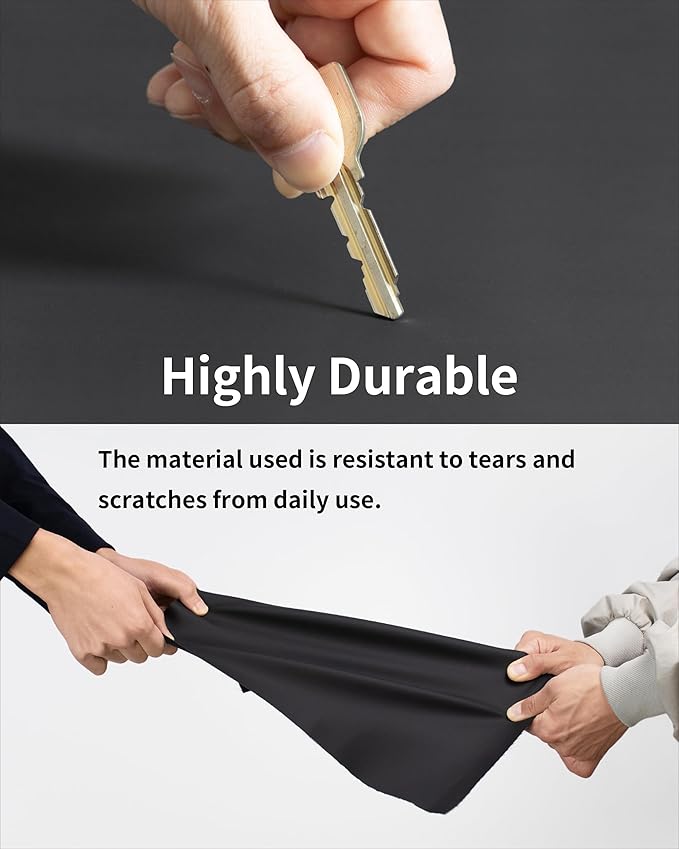 Water-Resistant Zipper Pouch, Made in Japan, Multipurpose Organizer with Pockets for Cords, Essentials, Toiletries, Cosmetics, and Travel Accessories, Eco & Durable Materials, TOFTPOUCH, Medium, White