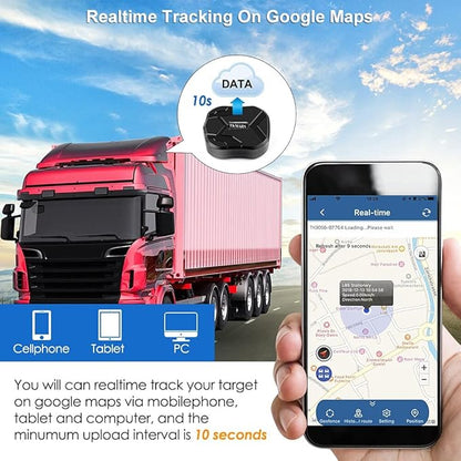 Winnes GPS Tracker for Vehicles 4G LTE Car Tracker Device Hidden up to 100 Days Long Battery Rastreador GPS para Carros Strong Magnetic Tracker Device for Vehicles Fleet Trailer Anti Theft TK905B