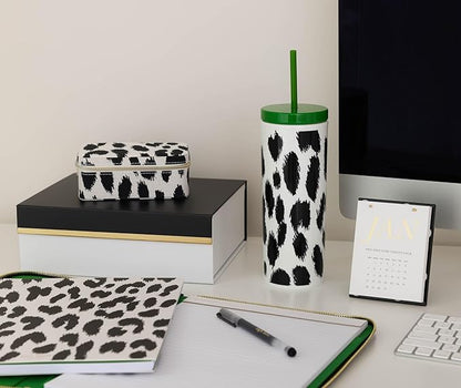 Kate Spade New York Small Travel Jewelry Case, Travel Box, Holder Organizer for Rings, Necklaces, Earrings, Bracelets, Modern Leopard, Modern Leopard, Modern