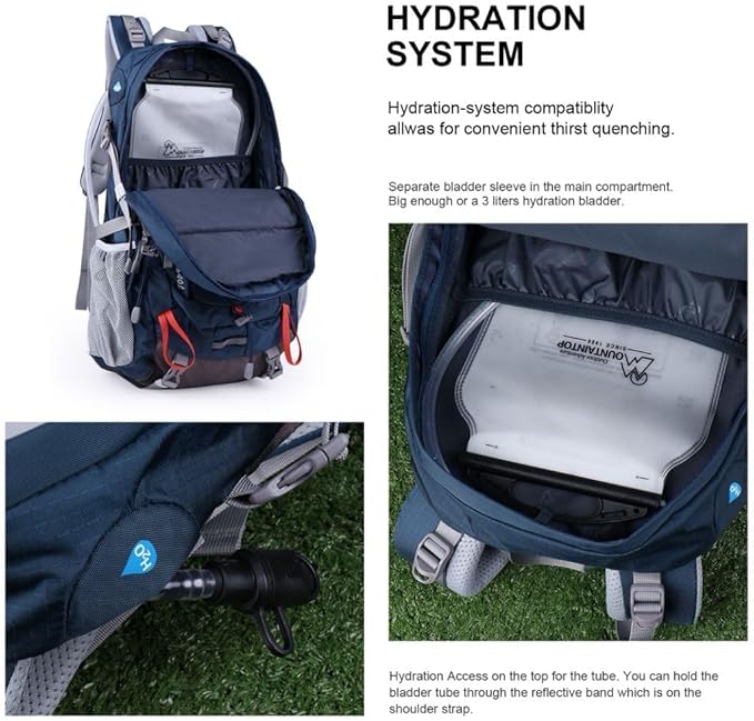 MOUNTAINTOP 25L/40L Hiking Backpack,Lightweight Travel Backpack for Men Women Outdoor Backpacking, Camping