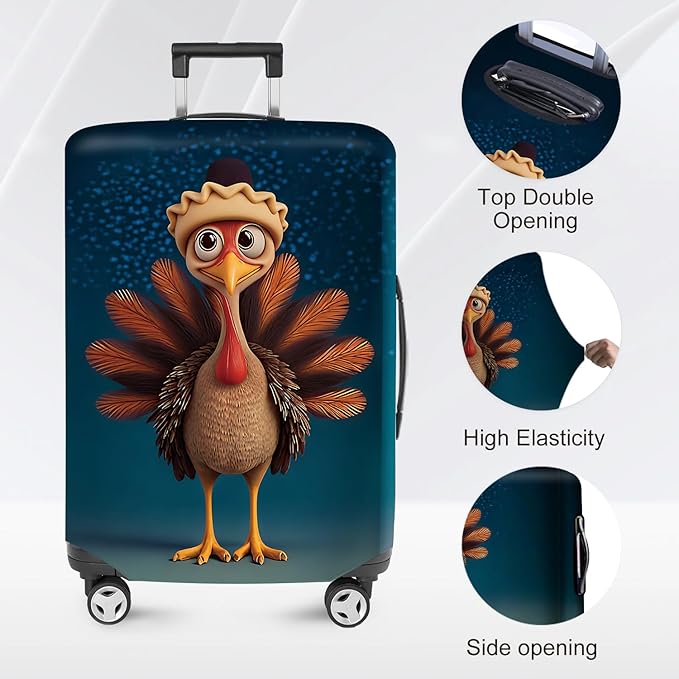 ANNA QUEEN Travel Luggage Cover Suitcase Protector Suitcase Cover Anti-Scratch,Stretchable Luggage Travel Bag Cover Washable