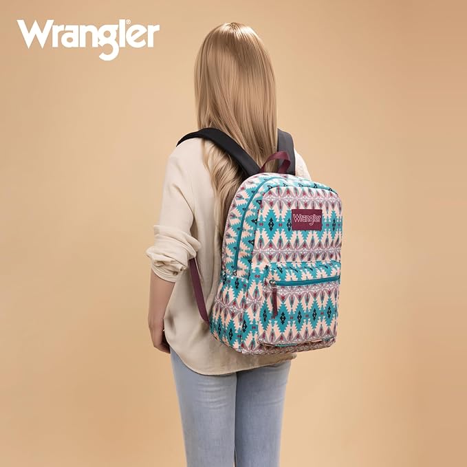 Montana West Wrangler Lightweight Backpack for Women Water Resistant 800D Casual Daypack for College, Commute, Travel & Gym